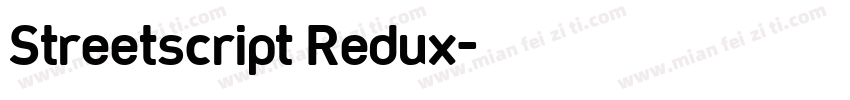 Streetscript Redux字体转换